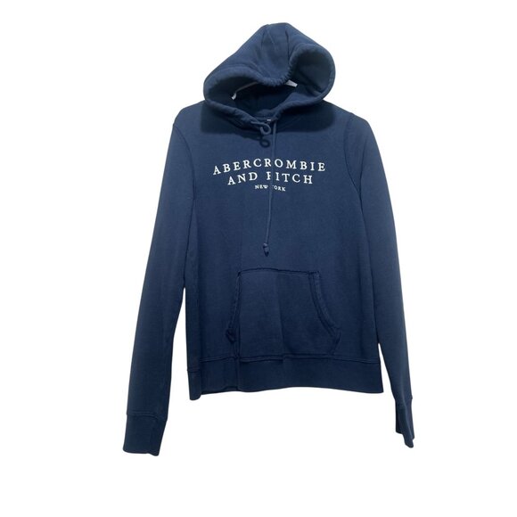 Abercrombie & Fitch Sweatpant Hoodie Set Women Small-Medium Blue Y2K 2000 School - Picture 2 of 16